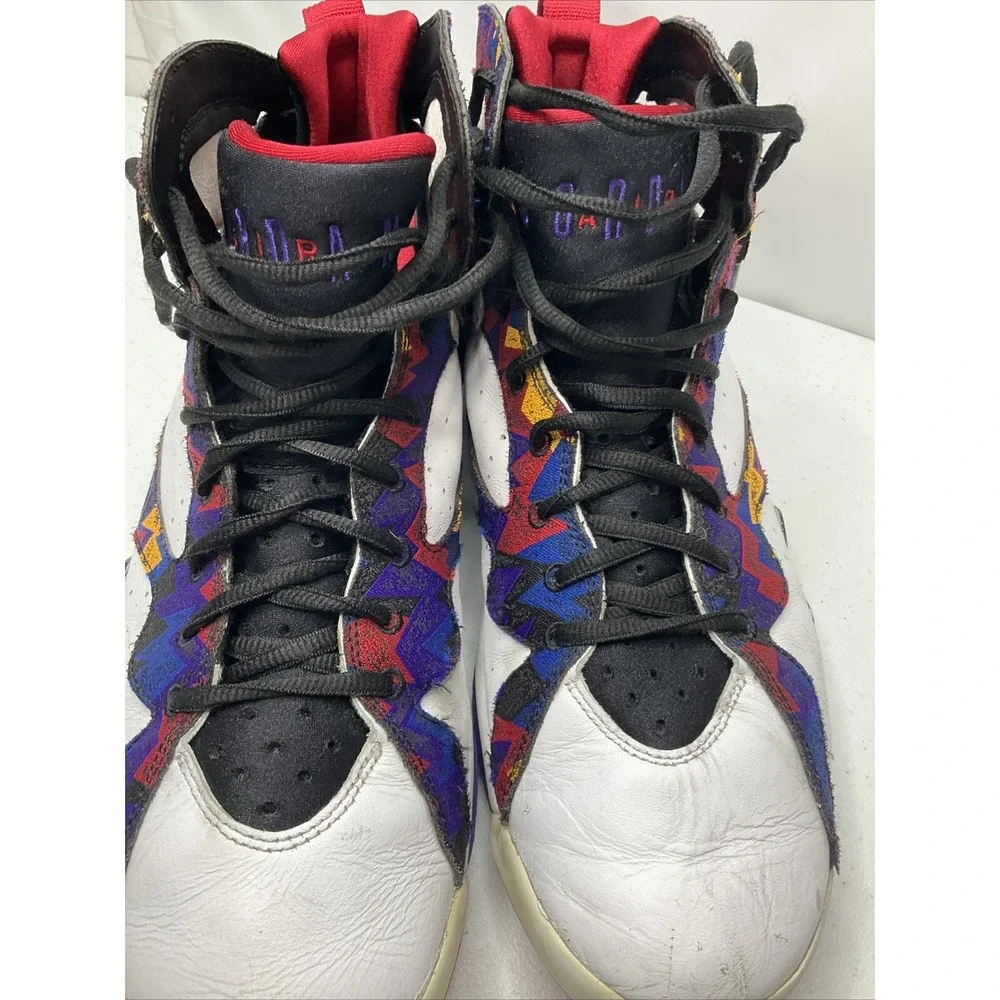 Nike Jordan 7 Retro Sneakers Men Size 13 Nothing But Net 2015 Y2K Shoes